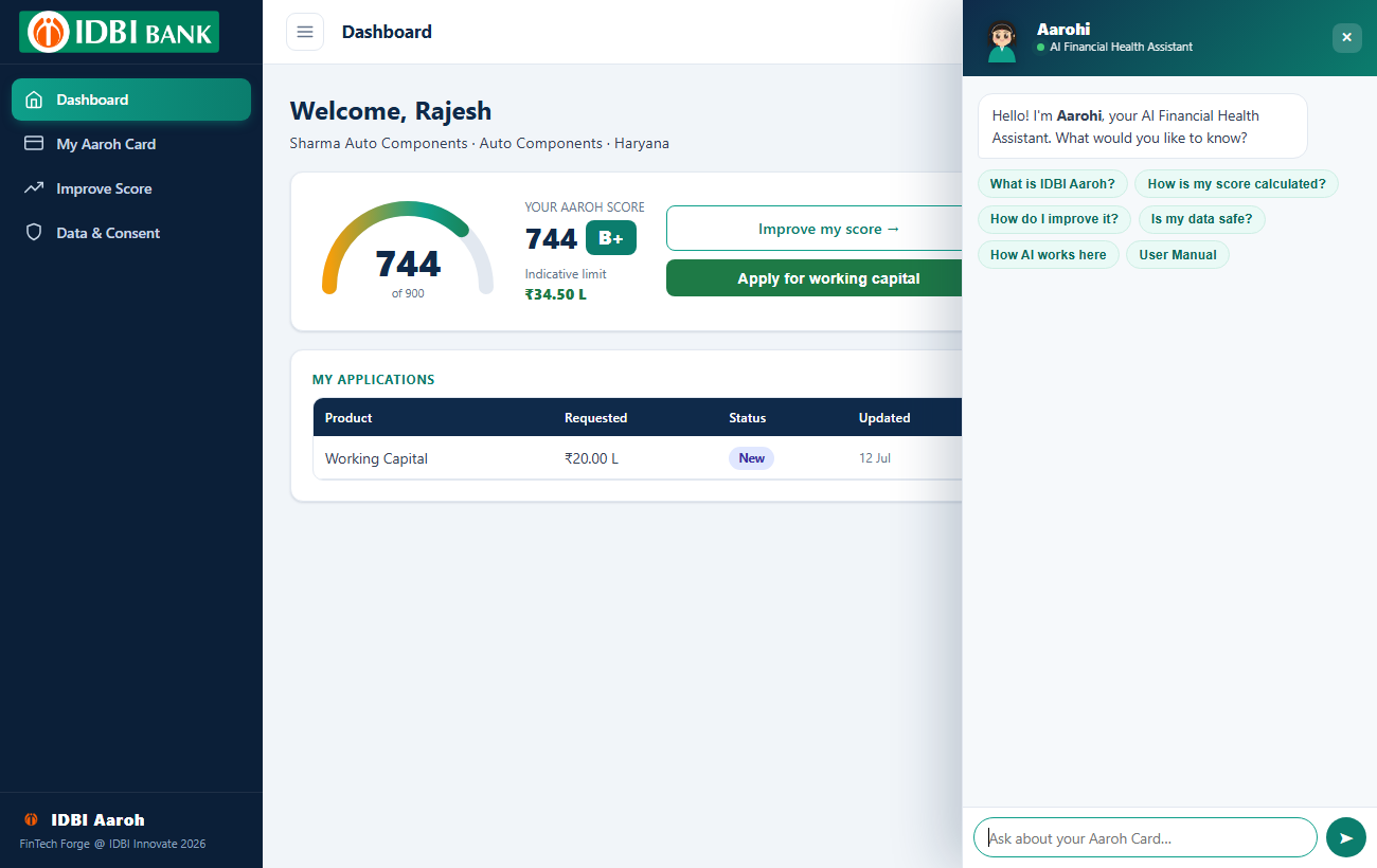 Aarohi AI assistant